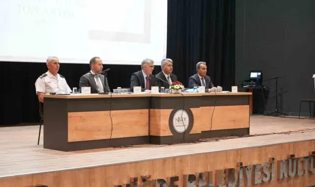 Niğde'de okul güvenliği toplantısı yapıldı