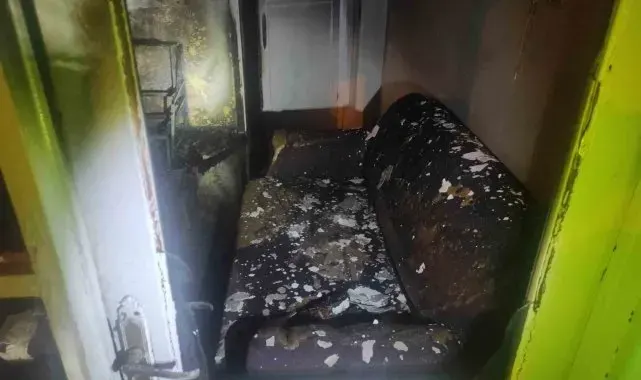 Tekirdağ'daki ev yangıyla ilgili 1 gözaltı