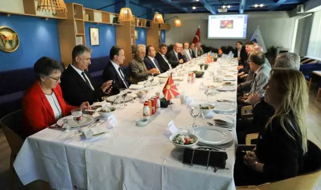 Eskişehir-Kuzey Makedonya ekonomik iş birliği ESO'da değerlendirildi