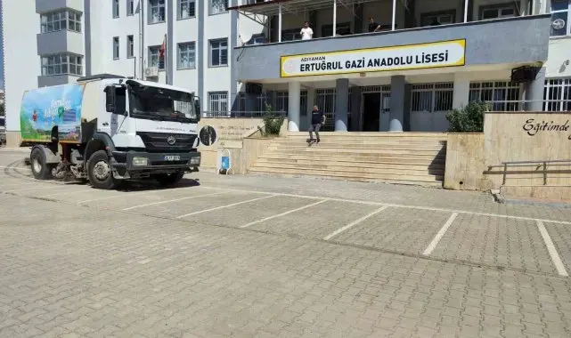 Okul öncesi temizlik seferberliği yapıldı