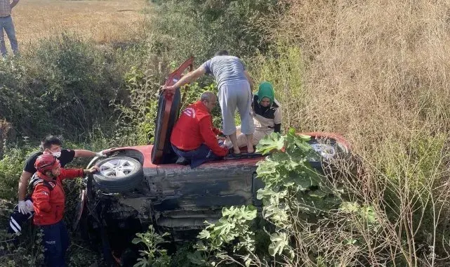 Gönen'de trafik kazası: 1 yaralı