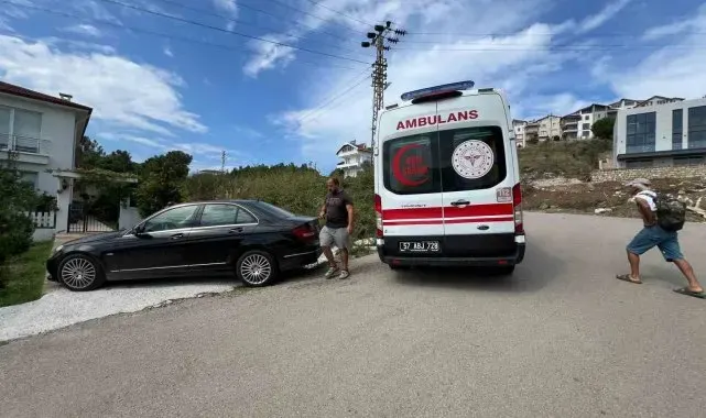 Sinop'ta trafik kazası: 2 yaralı