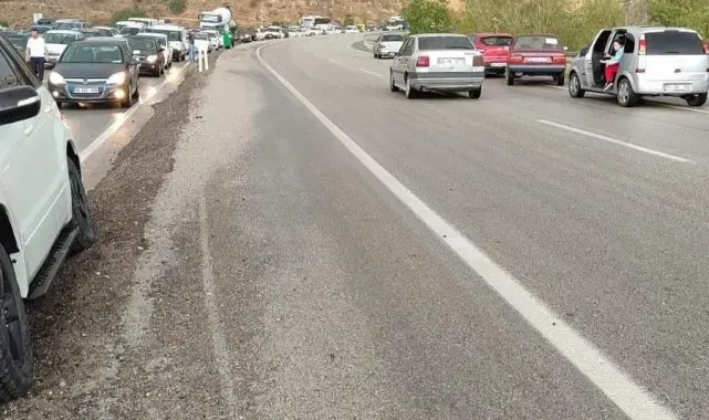 Ankara-Çankırı yolunda zincirleme kaza
