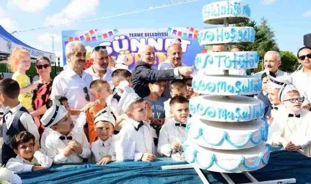 Terme'de geleneksel sünnet şöleni