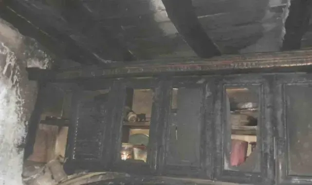 Hakkari'de korkutan yangın