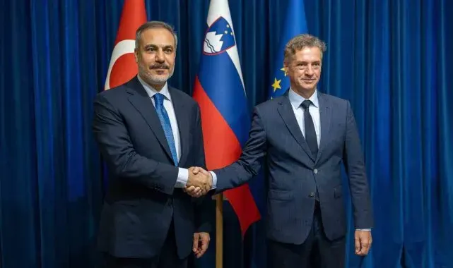 Bakan Fidan, Slovenya Başbakanı Golob ile görüştü