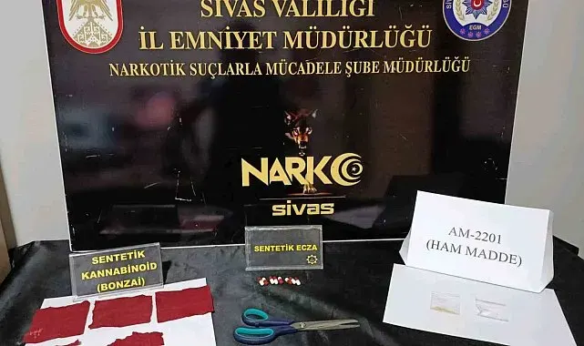 Sivas'ta narkotik operasyonu: 3 tutuklama