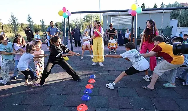 Kırıkkale'de çocuklar geleneksel sokak oyunlarıyla buluştu
