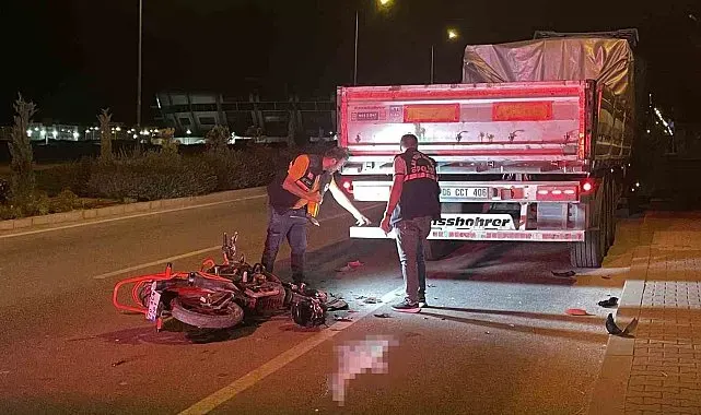 Karaman'da motosiklet kazası: 1 ölü