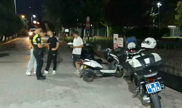 Karacabey'de motosiklet denetimi: 20 sürücüye 250 bin TL ceza