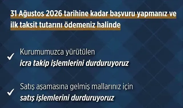 SGK tecillerinde 31 Ağustos 2026'ya kadar geçerli kolaylıklar