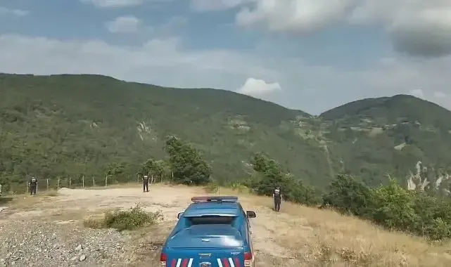 Dikmen'de orman yangınlarına karşı havadan ve karadan denetim