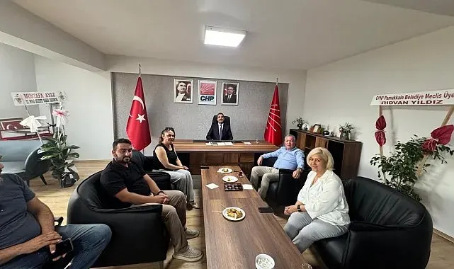 Başkan Kepenek, CHP Denizli İl Başkanı Oran'a ziyaret etti