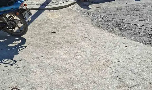 Denizli'de hareket halindeki otomobil alev aldı
