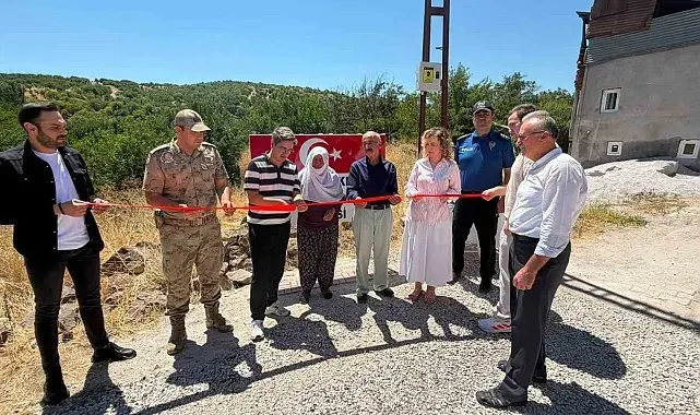 Şehit İdris Yılmaz'ın adı Yazmakaya'da caddeye verildi