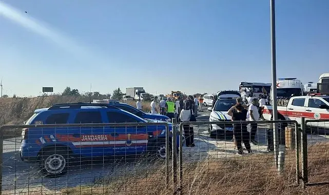 Tekirdağ'da zincirleme kaza: 5 yaralı