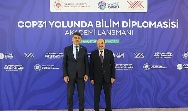 Rektör Çakmak, "COP31 Yolunda Bilim Diplomasisi: Akademi Lansmanı" Programına Katıldı