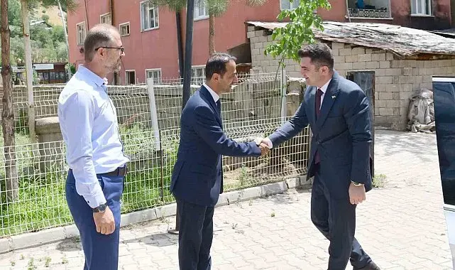 Kaymakam Abdullah Sarı'dan İlçe Millî Eğitim Müdürlüğüne ziyaret