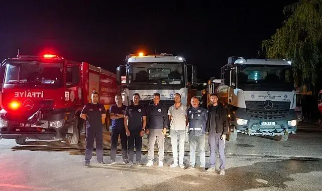 Aydın'daki orman yangınına Eskişehir'den destek