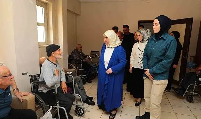Semiha Yıldırım'dan huzurevi sakinlerine ziyaret