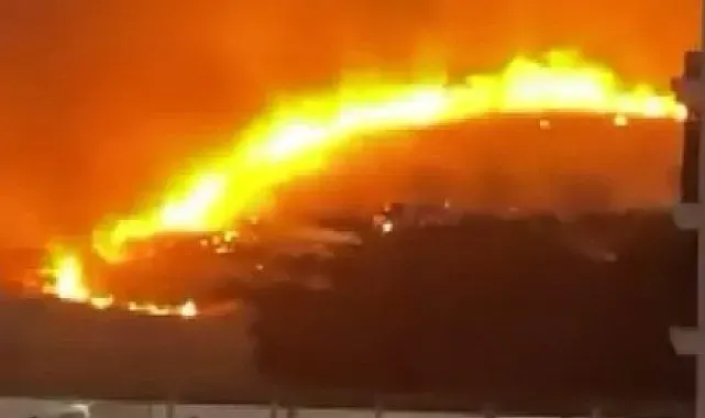 Diyarbakır'da alevler geceyi gündüze çevirdi