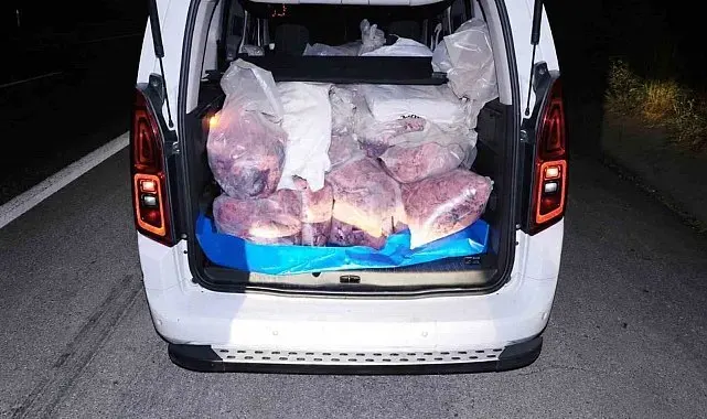 Mersin'de 877 kilogram kaçak sakatat ele geçirildi