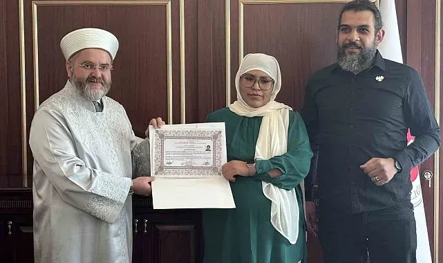 Arjantin'den gelen Eva, Gaziantep'te Müslüman oldu