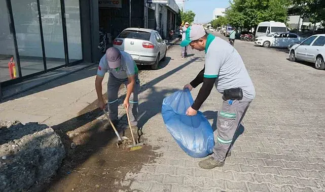 Nazilli Belediyesi'nden sanayi bölgesinde topyekün temizlik seferberliği