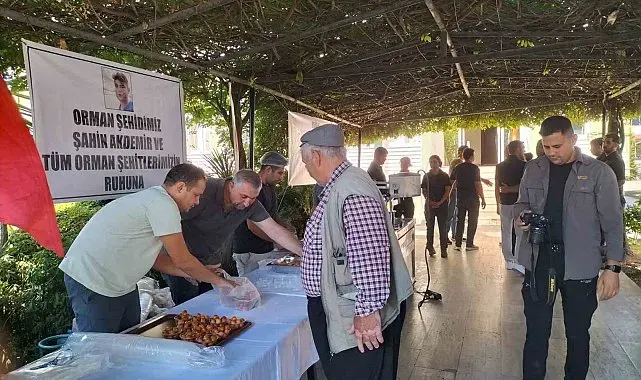 Köyceğiz'de orman şehidi Akdemir, lokma hayrı ile anıldı