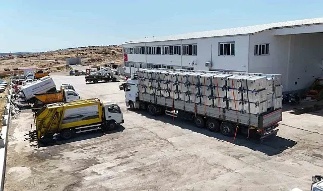 Ayvalık'a 1000 yeni çöp konteyneri