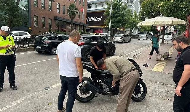 Samsun'da motosiklet SUV araca çarptı: 1 yaralı