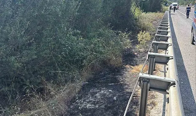 Atılan sigara izmariti muhtemel bir faciaya yol açıyordu