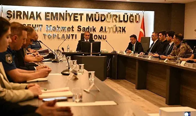 Şırnak'ta güvenlik zirvesi: Huzur için yeni yol haritası belirlendi