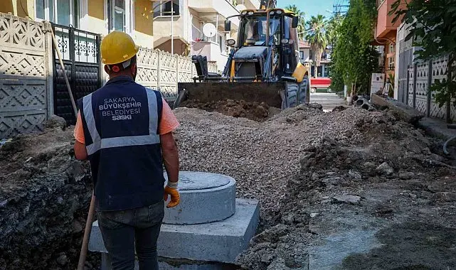 SASKİ, o mahallenin yağmur suyu altyapısını güçlendiriyor