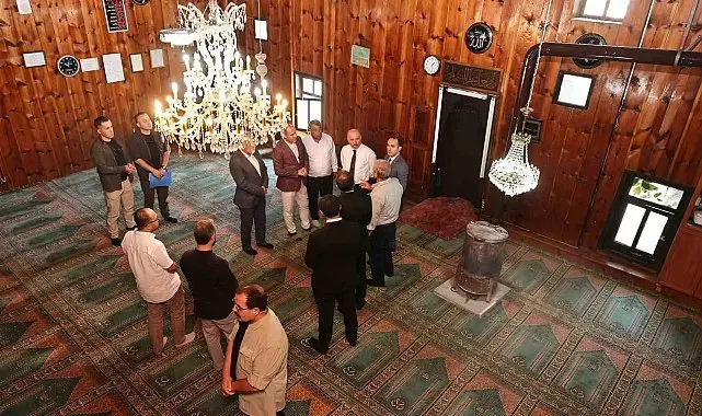 Fatih Sultan Mehmed'in hocası Akşemseddin Hazretleri'nin yaptırdığı camide restorasyon çalışmaları sürüyor