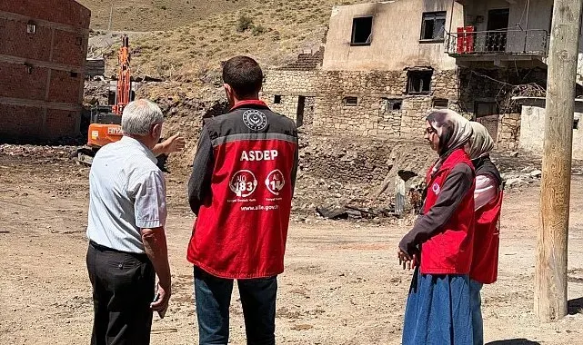 Yangından etkilenen ailelere psikososyal destek