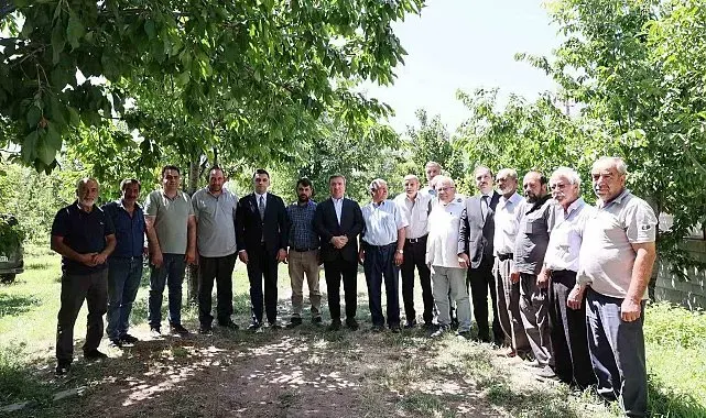 Vali Aydoğdu, Ortayurt köyünde üreticilerin taleplerini dinledi