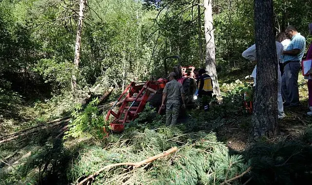 Gümüşhane'de traktörün altında kalan orman işçisi hayatını kaybetti