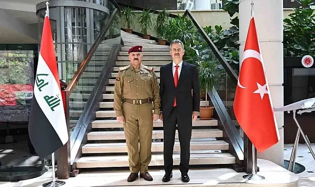 Savunma Sanayii Başkanı Görgün, Irak Silahlı Kuvvetleri Başkomutanlık Ofis Müdürü Orgeneral Al-Shammari'yi makamında ağırladı