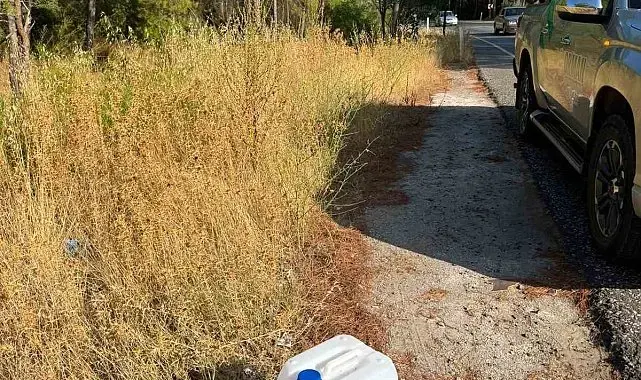 Marmaris'te kritik noktalara ilk müdahale için su bidonu