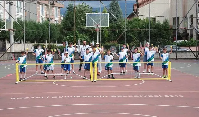 Çocuklar yazın rotasını spora çevirdi