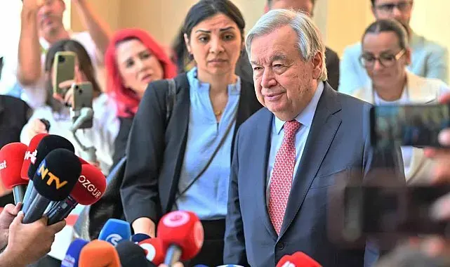 Guterres: "İki toplumun liderleriyle de son derece yapıcı görüşmeler gerçekleştirdim"