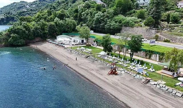 Aktaş Plajı yapılan düzenlemelerle yazın gözde plajları arasına girdi