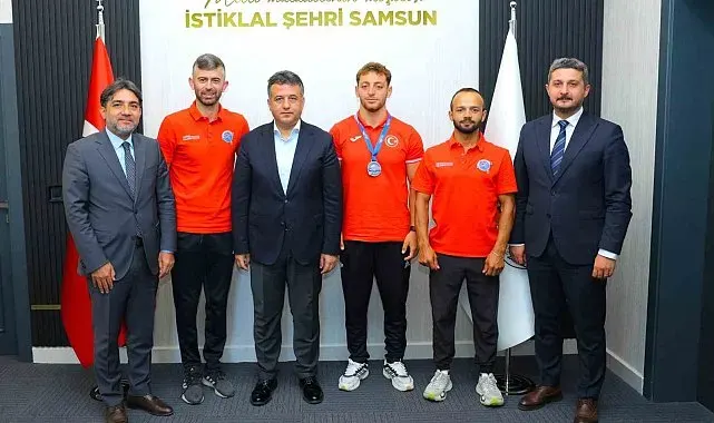 Başkan Doğan'dan Avrupa ikincisi milli sporcuya kutlama