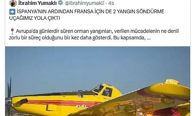Macron'dan Türkiye'ye "uçak" teşekkürü