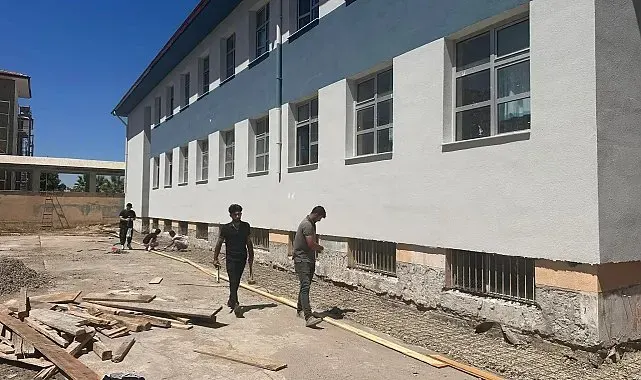 Sinop'ta okullar yeni sezona hazır hale getiriliyor