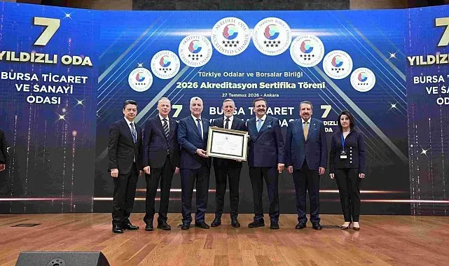 BTSO'nun hizmet kalitesine 7 yıldızlı tescil