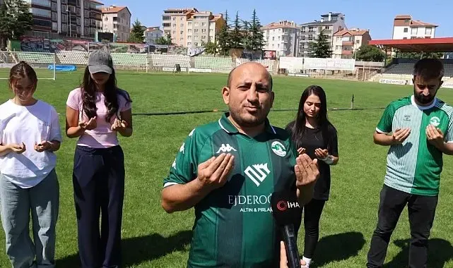 Kırşehir FK amigosundan takım için dua: "Yediğimiz goller ofsayt olsun"