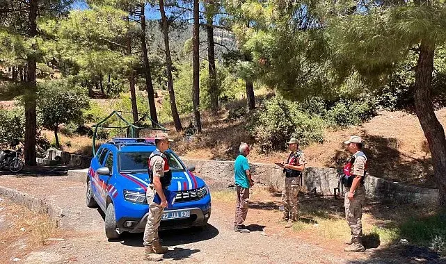 Jandarmadan orman yangınlarına karşı dron destekli devriye