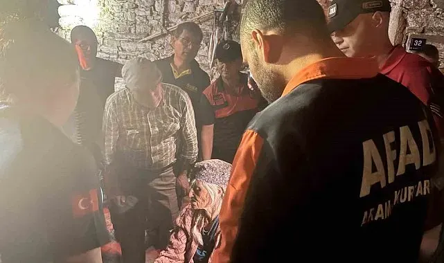 Alzheimer hastası yaşlı kadın ekiplerin çalışmasıyla sağ bulundu